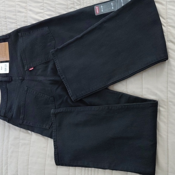Levi's Ribcage Straight Black Sproud Sz 26 Nwt - Picture 6 of 16